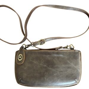 Joy Susan Mini Brown Vegan Crossbody Travel Bag Purse